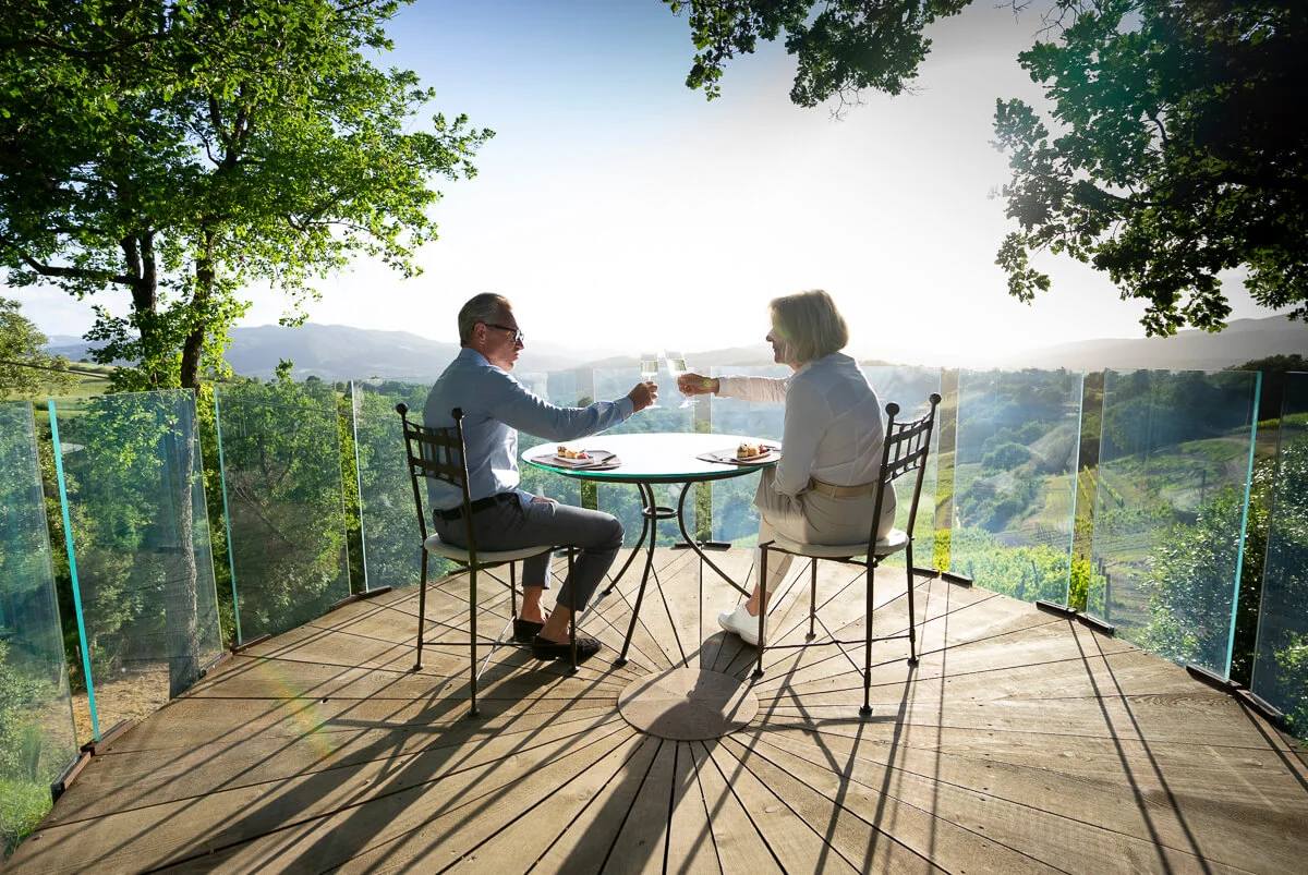 “L’Eremo”: La terrazza esclusiva immersa nelle colline toscane