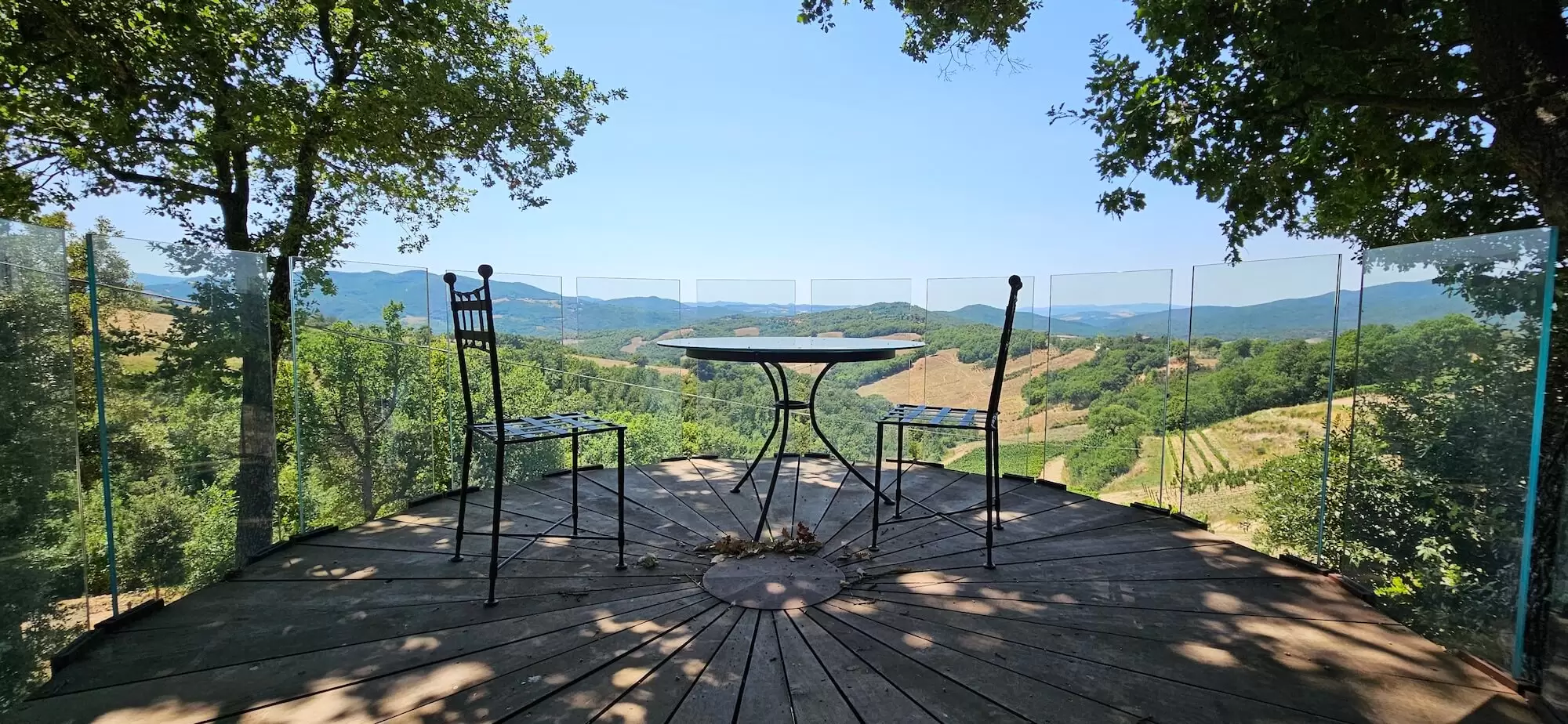 Cenare sulla terrazza dell’Erta